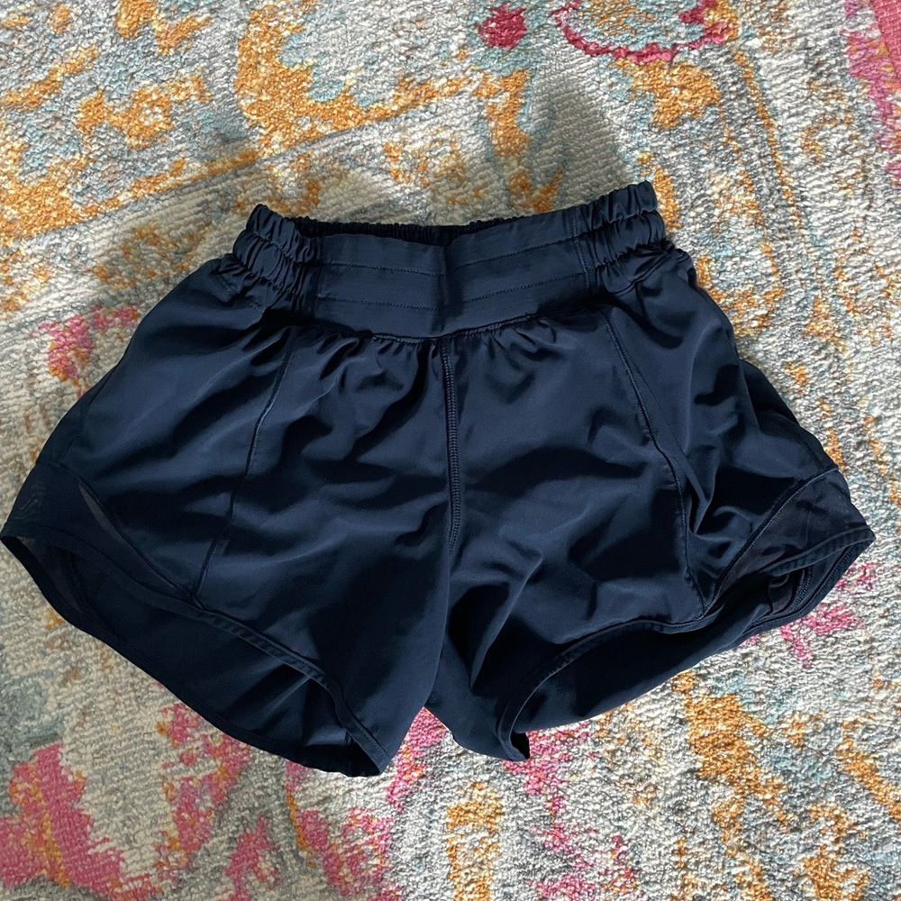 Lululemon Hotty-Hot Shorts 4’ Navy